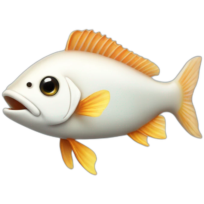 White glove back fish emoji