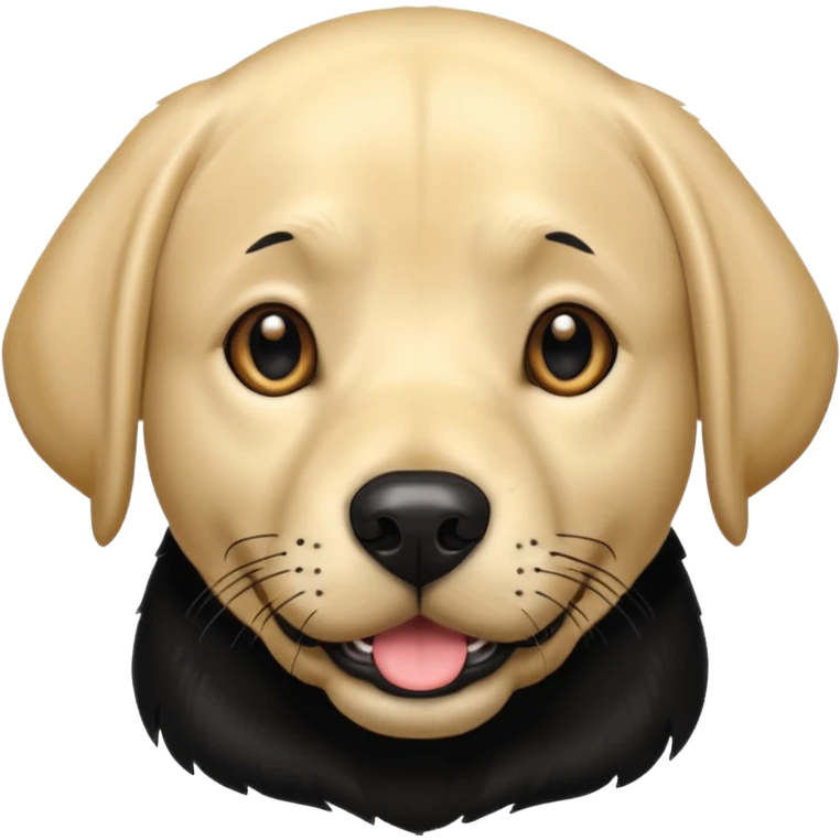 Labrador  negro emoji