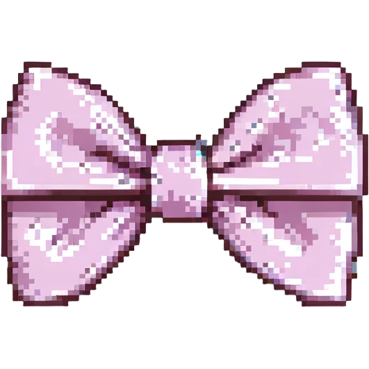 baby pink bow emoji
