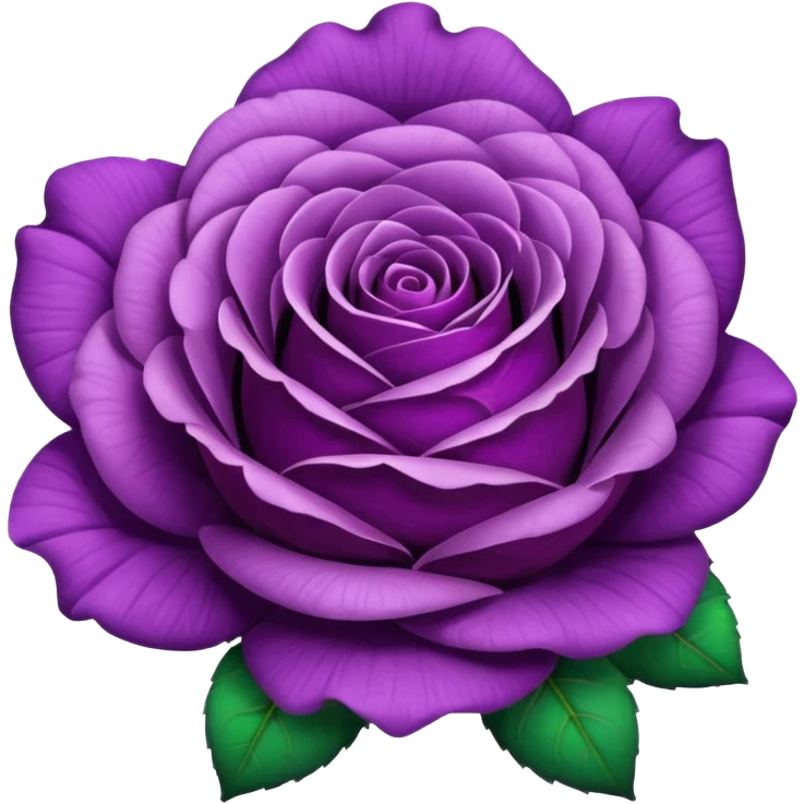 Purple rose emoji