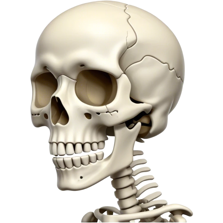 Skeleton Mind Blowing emoji