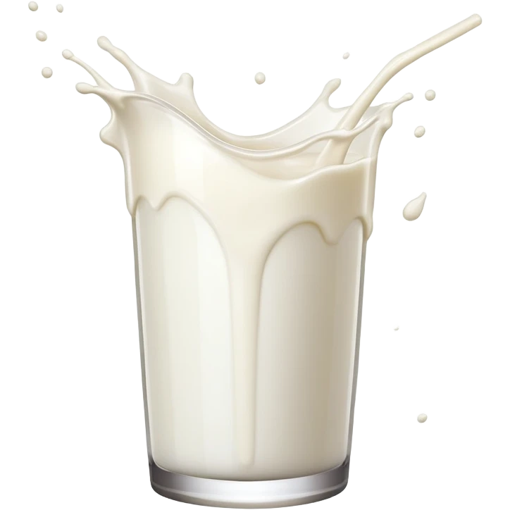  milk splatter emoji