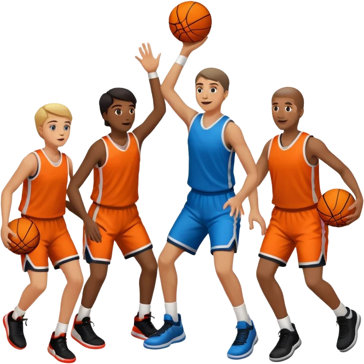 компания занимается спортом emoji