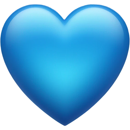 Blue heart emoji