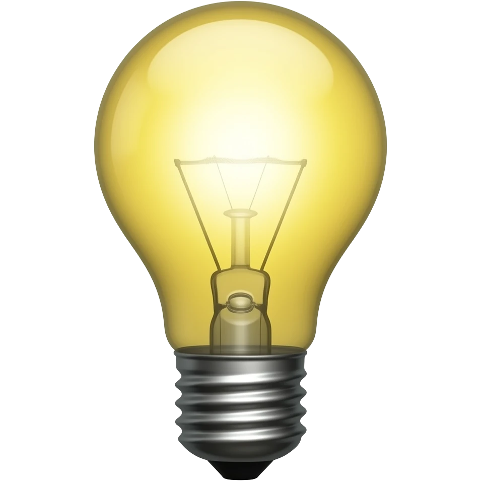 christmas light bulb emoji