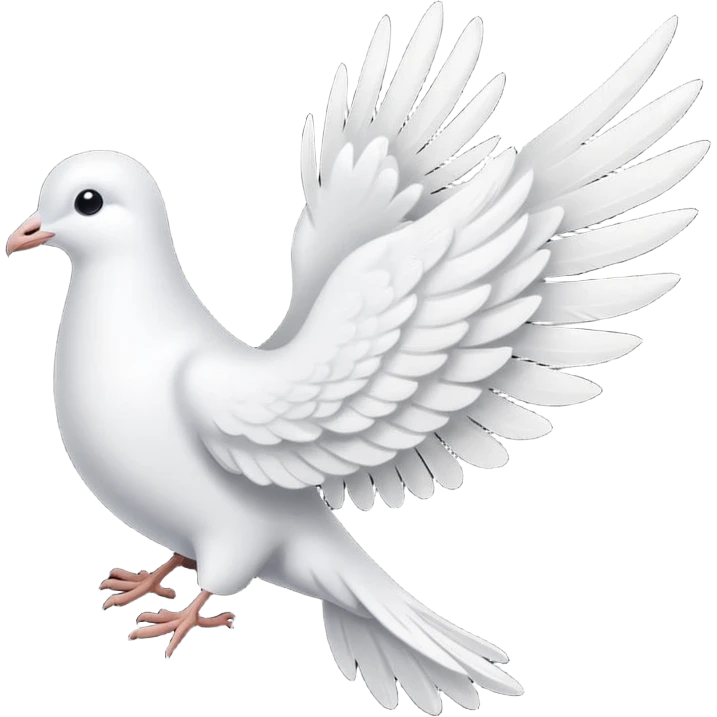 a dove's tail emoji