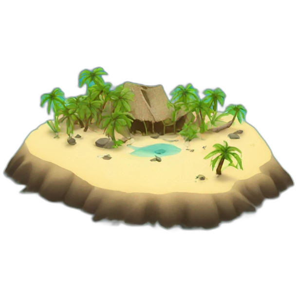 desert island emoji