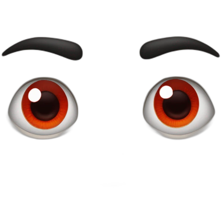 bloodshot eyes smiling emoji