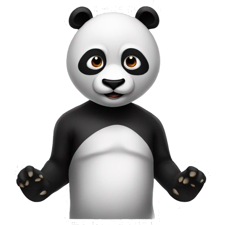 evil panda emoji