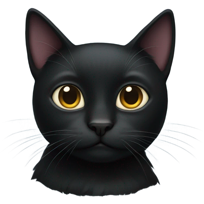 Black cat emoji