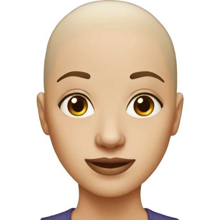 bald women emoji