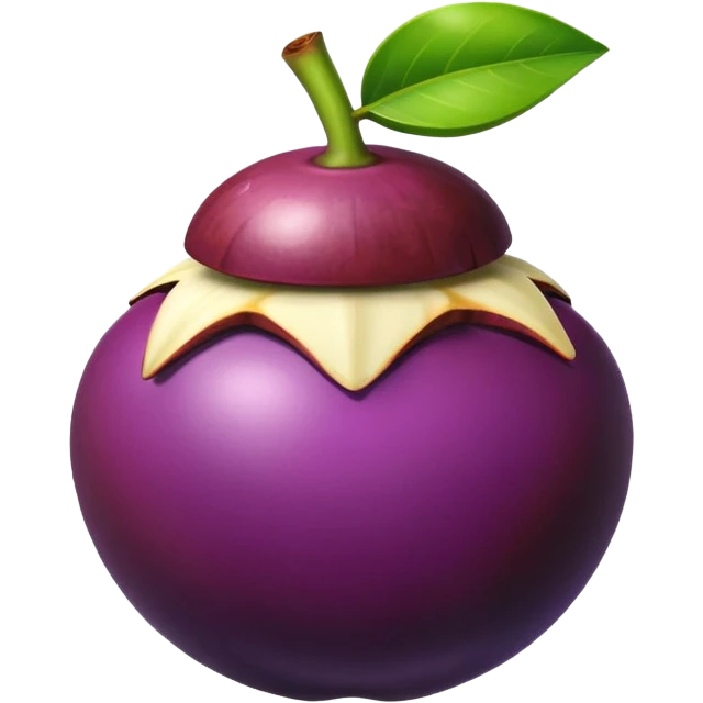 mangosteen emoji