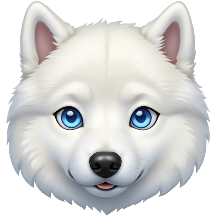 White husk dog emoji