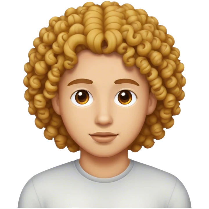 Persona rizada emoji