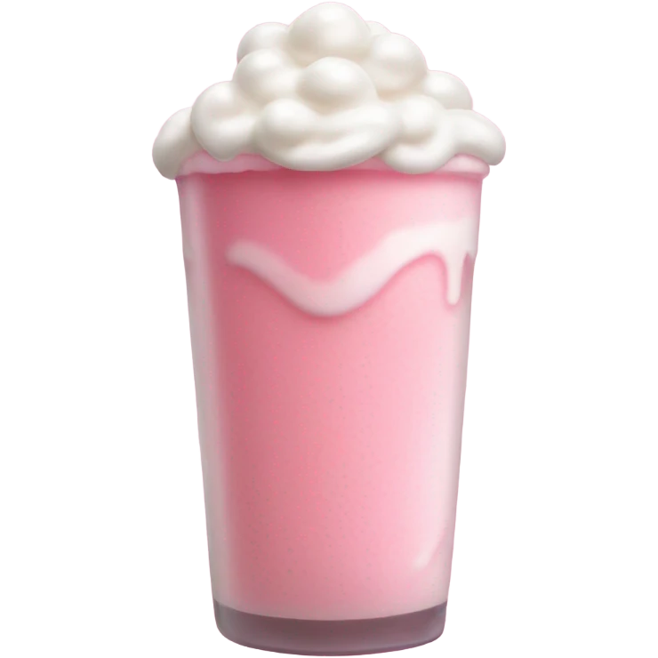 Boba pink emoji