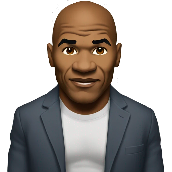a hallway decking mike tyson emoji