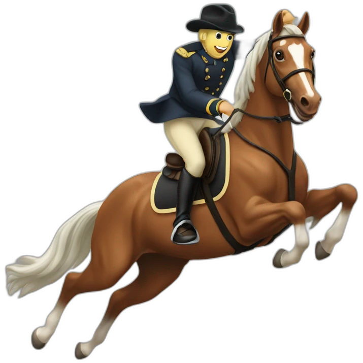 Cheval saut emoji
