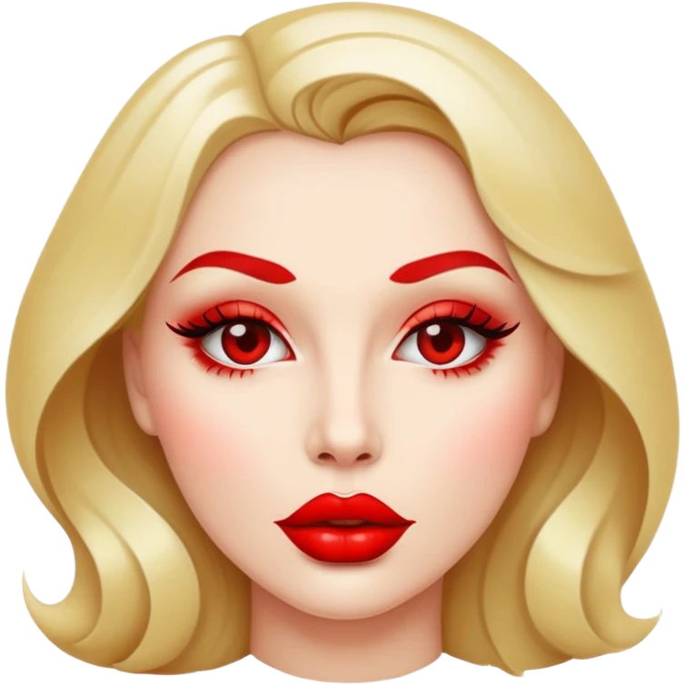 seductive woman lips emoji