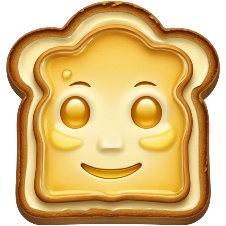 Toast with butter emoji