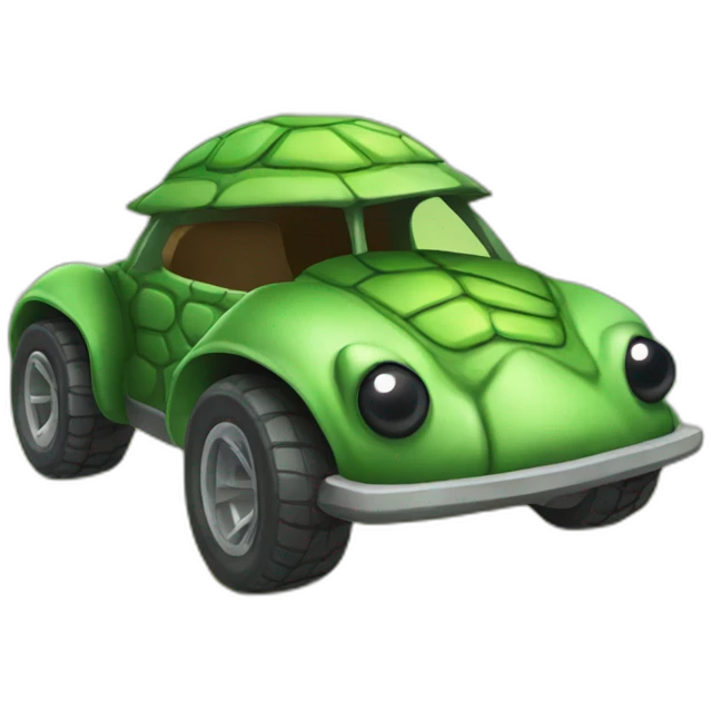 Turtle play car games emoji