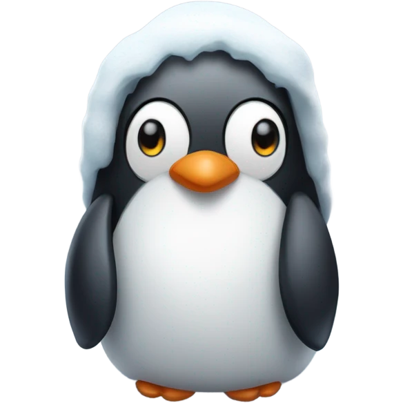 Sleepy penguin emoji