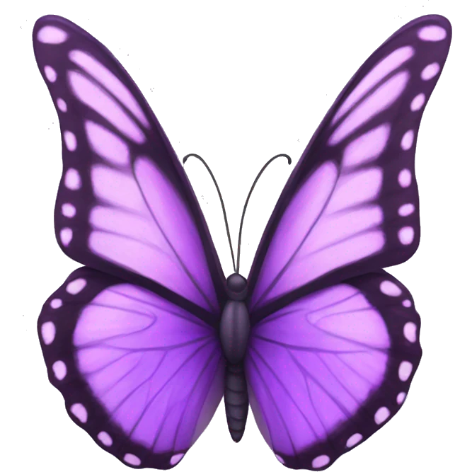 purple butterfly  emoji