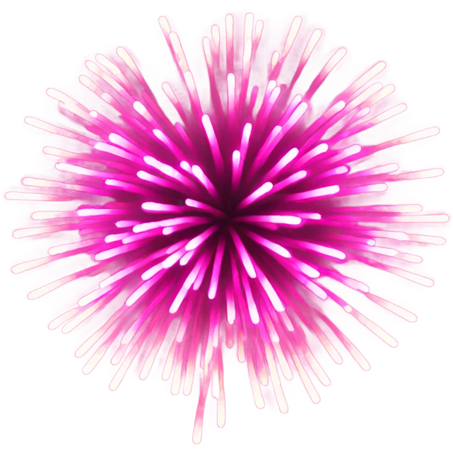 Pink fireworks  emoji