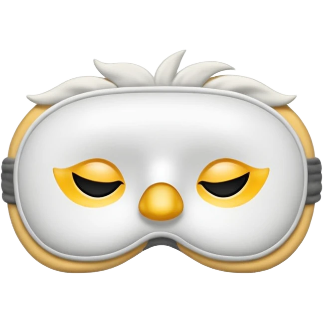 winter sleep mask emoji