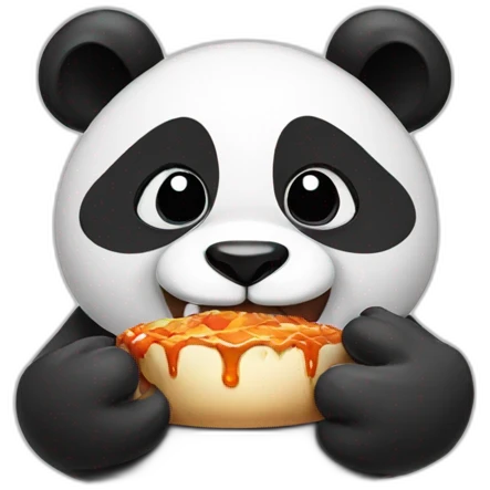 hungry panda emoji