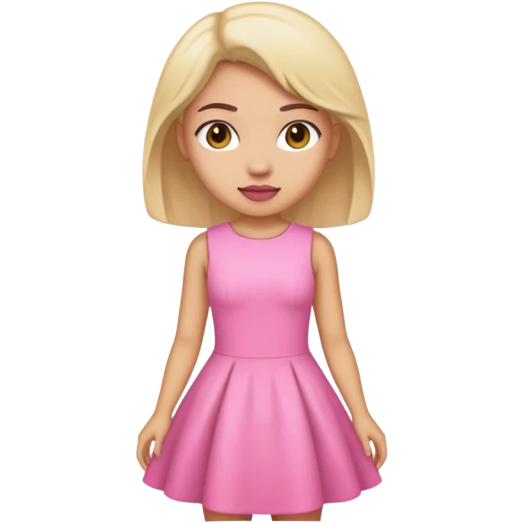 Pink dress emoji