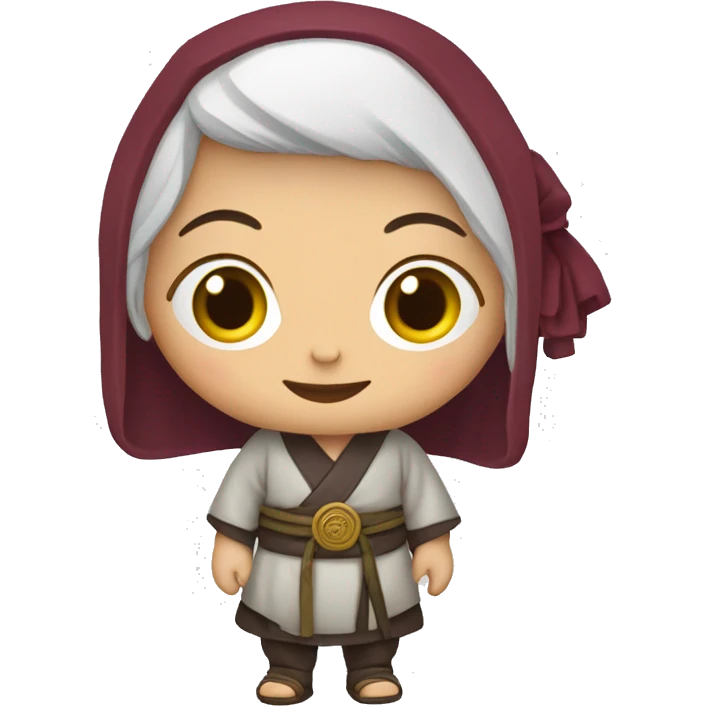 nonne tibet rouge avec piolet emoji