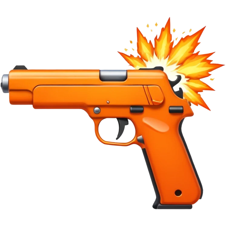 pistol fire emoji