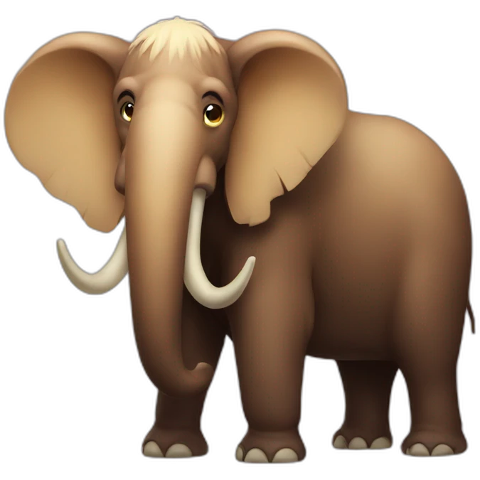 mammoth really art family emoji
