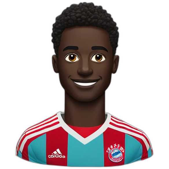 ALPHONSO DAVIES Bayern Munich jersey emoji