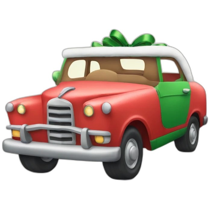 carro de navidad emoji