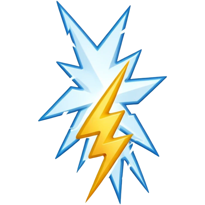 Lightning emoji