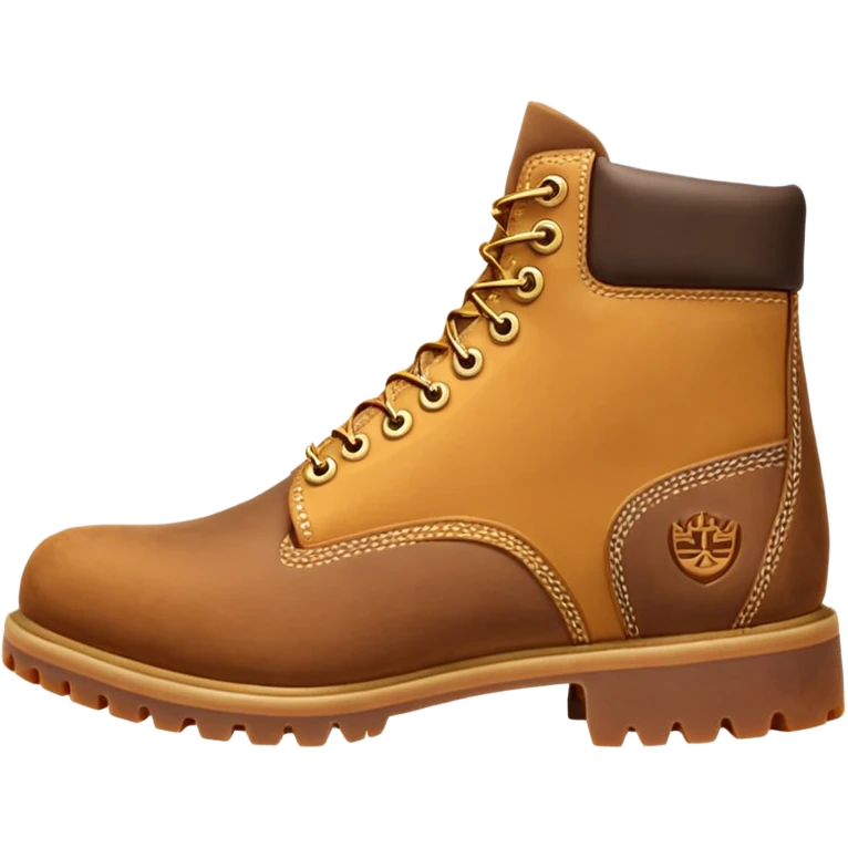 Сделай пару ботинок Timberland в классической расцветке emoji