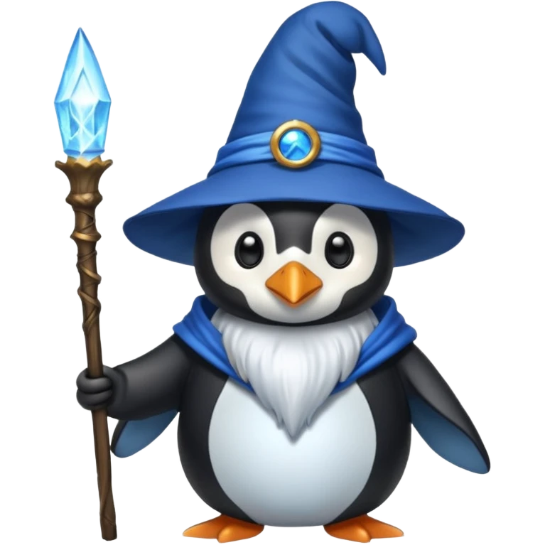 Penguin Wizard emoji