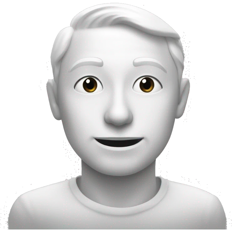 Cœur blanc avec deux m dans le cœur  emoji
