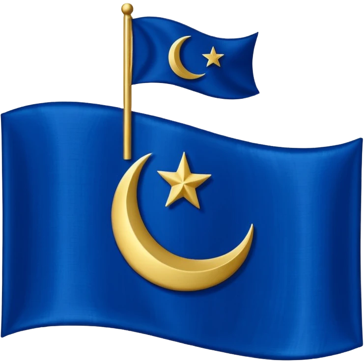 Göktürk bayrağı emoji