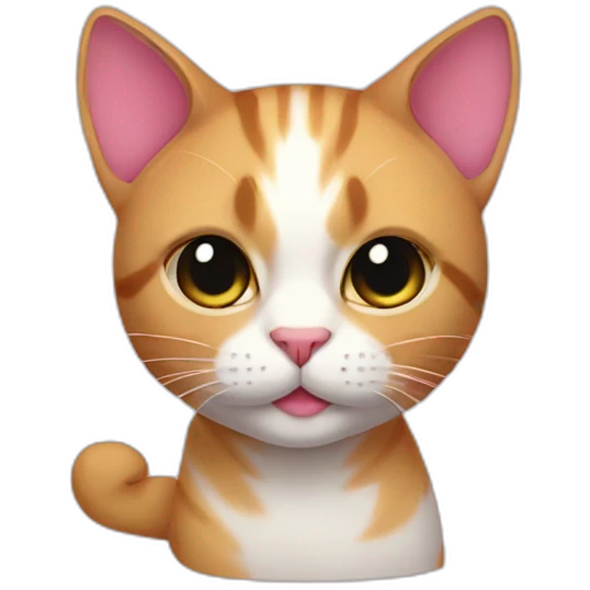 Rose-cat emoji