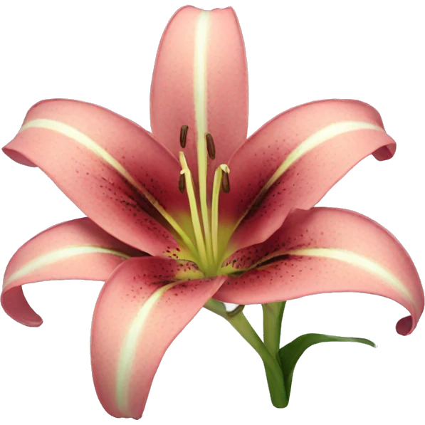 Lily flower emoji