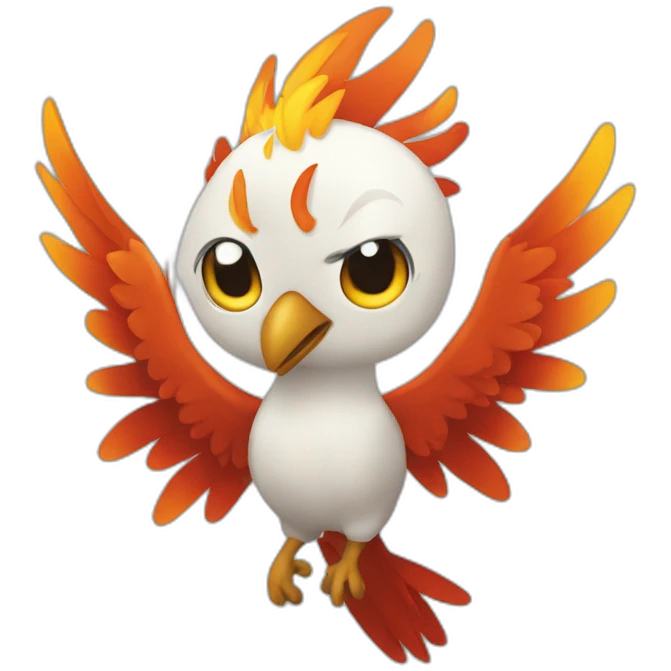 un pheonix qui pleure emoji