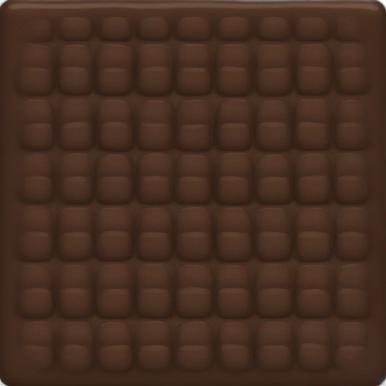 dark chocolate emoji
