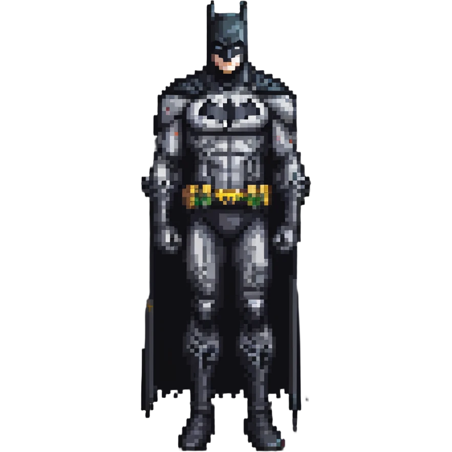 Full body Rick Owen Batman emoji