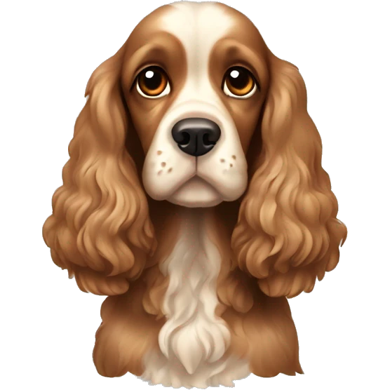 Cocker spaniel old  emoji