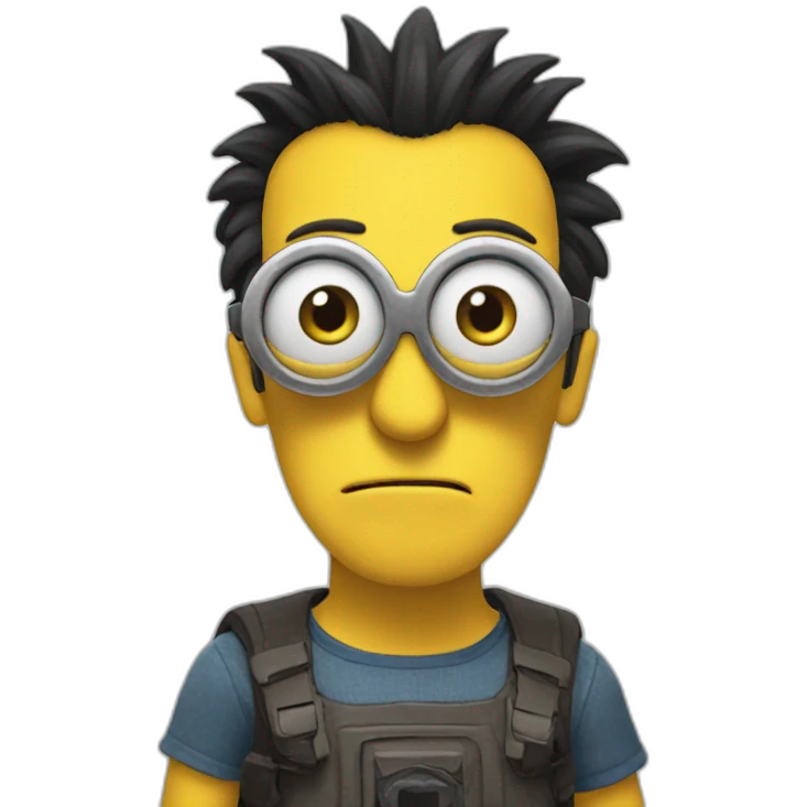 minions in batman emoji