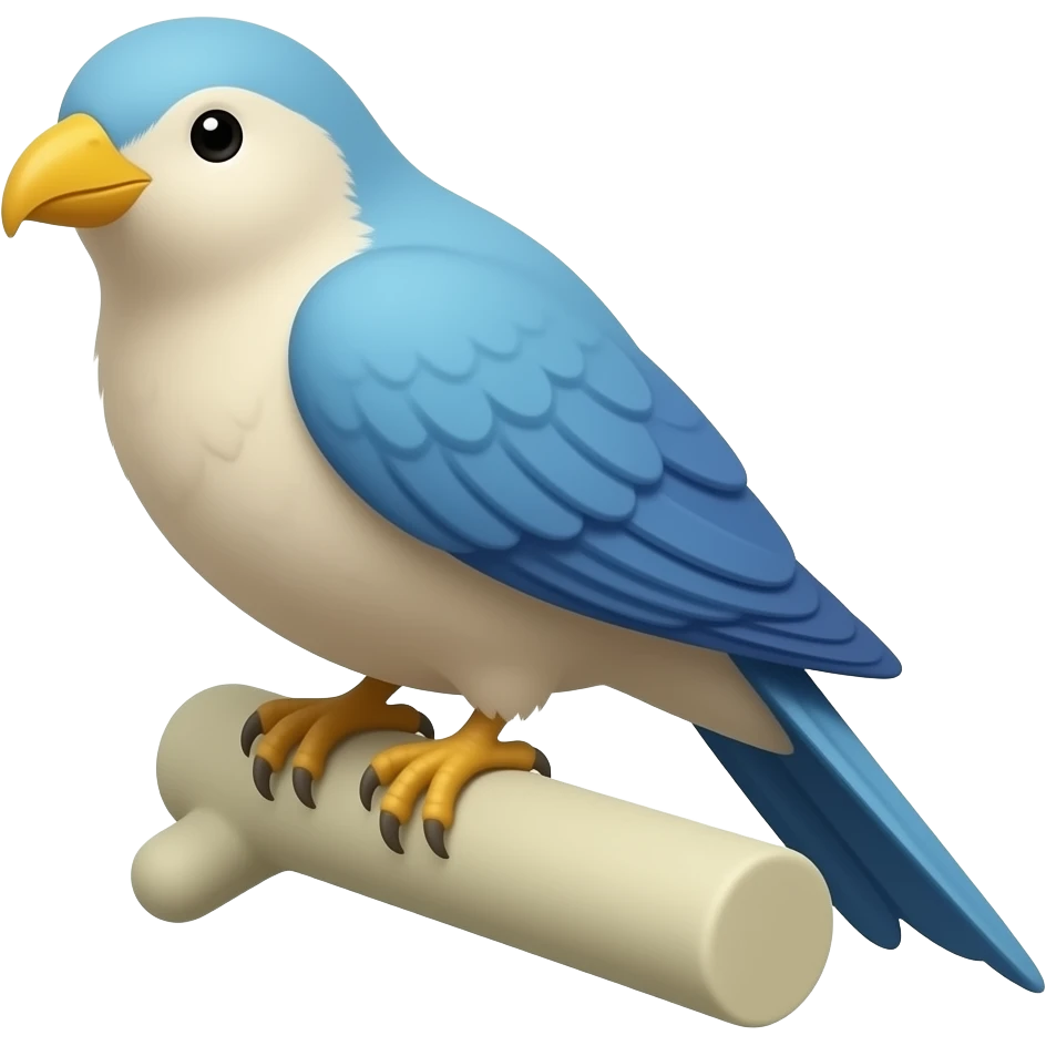 una decoracion bonita para una esquina de una presentacion sobre pajaros oky emoji