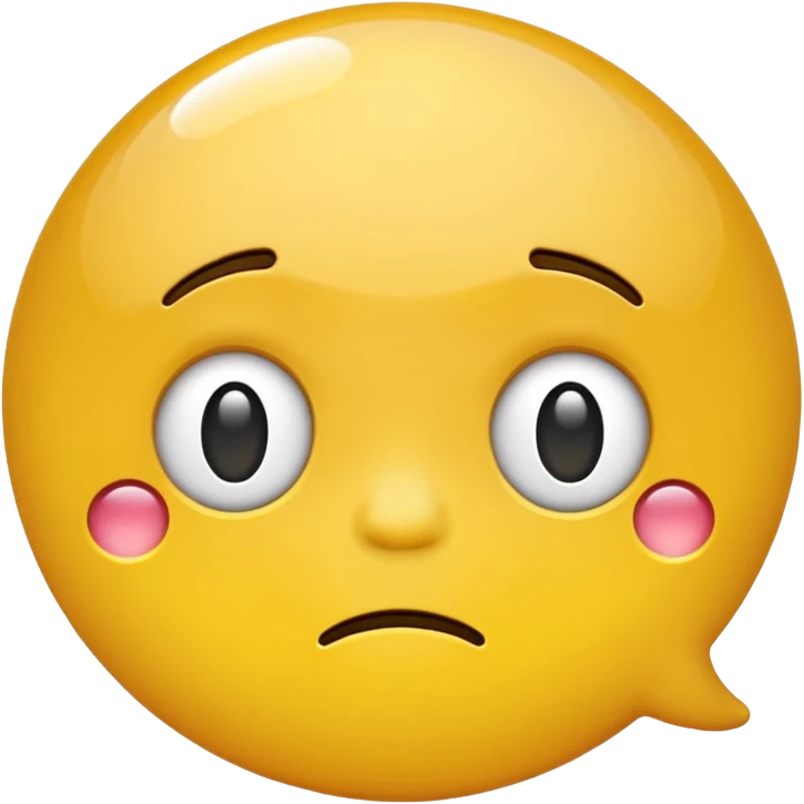 confused emoji in chat bubbles emoji