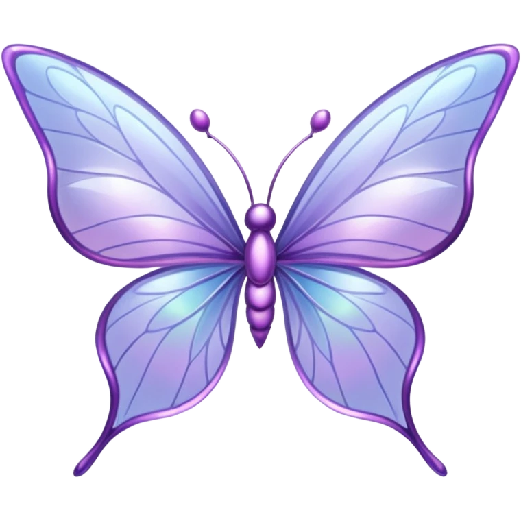 Lilac fairy wings emoji